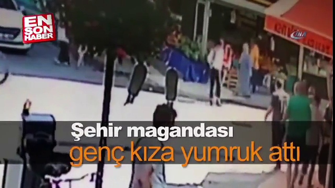 Kaza yapan bisikletli, yayaya yumruk attı!