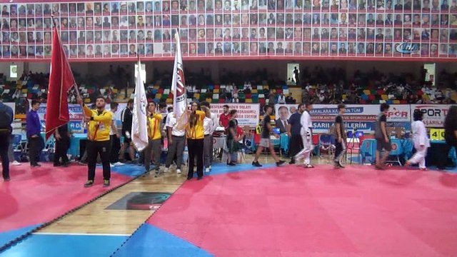 Türkiye Taekwondo Şampiyonası açılış sereonisi yapıldı