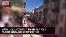 Hugo Lloris accueilli en héros à Nice par des centaines de supporters (vidéo)