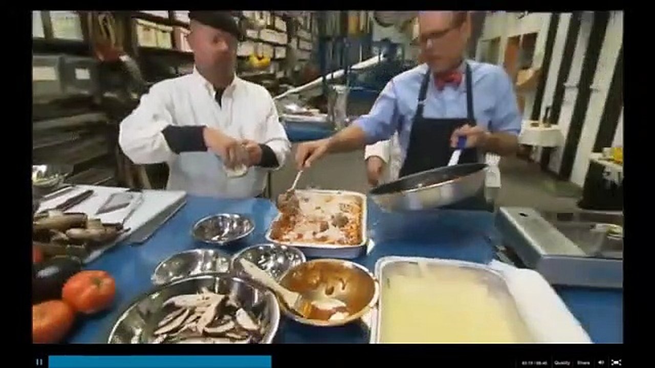 MythBusters Cooking Lasagna with Dishwasher video Dailymotion