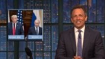 Late-Night Hosts Slam Trump Over Reaction to Putin Press Conference Criticism | THR News