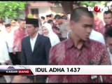 Presiden Jokowi Sholat Ied di Masjid Agung Kota Serang