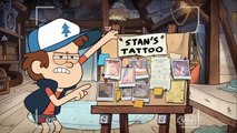Gravity Falls - Dipper's Guide To The Unexplained Stan's Tattoo