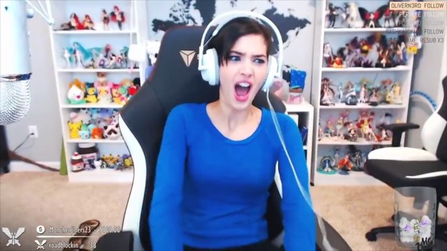 HOT GAMER GIRL STREAMERS FAIL part 3 (Funny Moments CinCinBear Girl streamer)