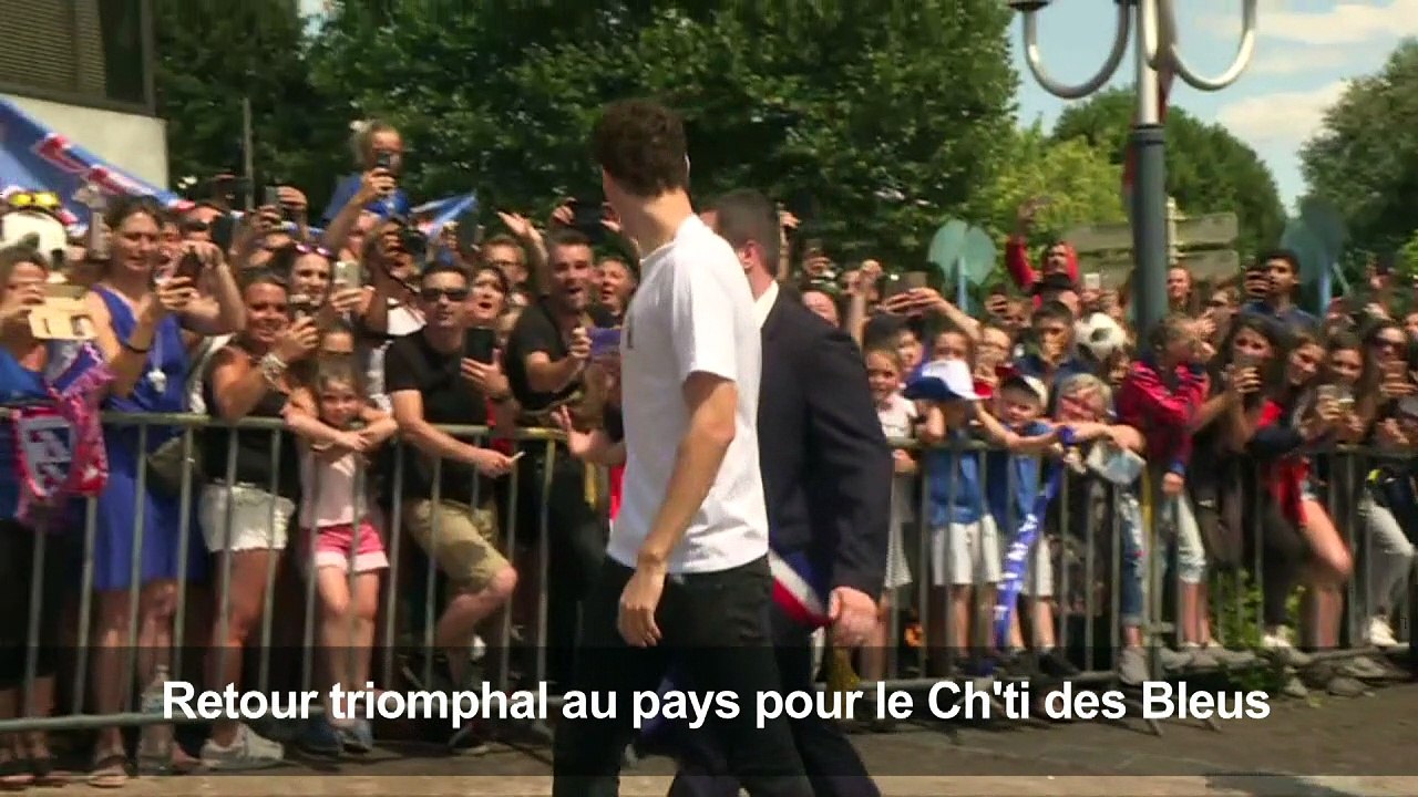 Pavard de retour à Jeumont : "je n'oublie pas d'où je viens"