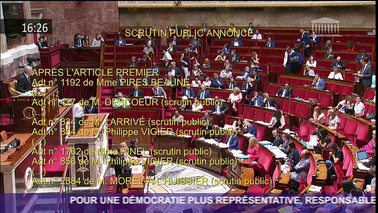 Intervention Houlié - Réforme constit