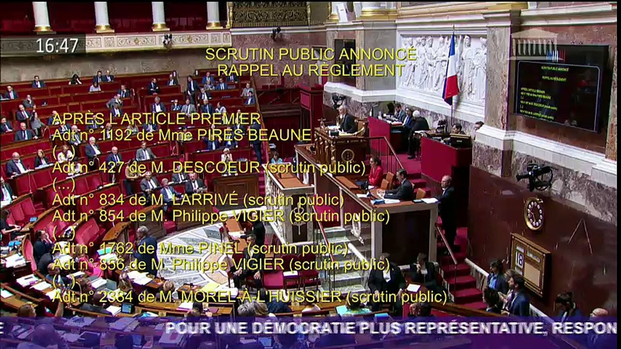 Intervention Ferrand - Réforme constit