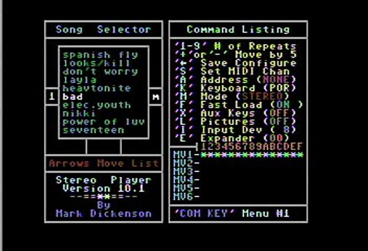 Michael Jackson Bad Commodore 64 Stereo Sid Player Keyboard