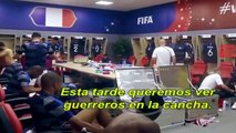 TV francesa filtró la charla de Pogba en el vestuario antes de jugar contra Argentina