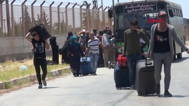 Kilis Bayram Ziyaretine Giden 42 Bin Suriyeli Döndü