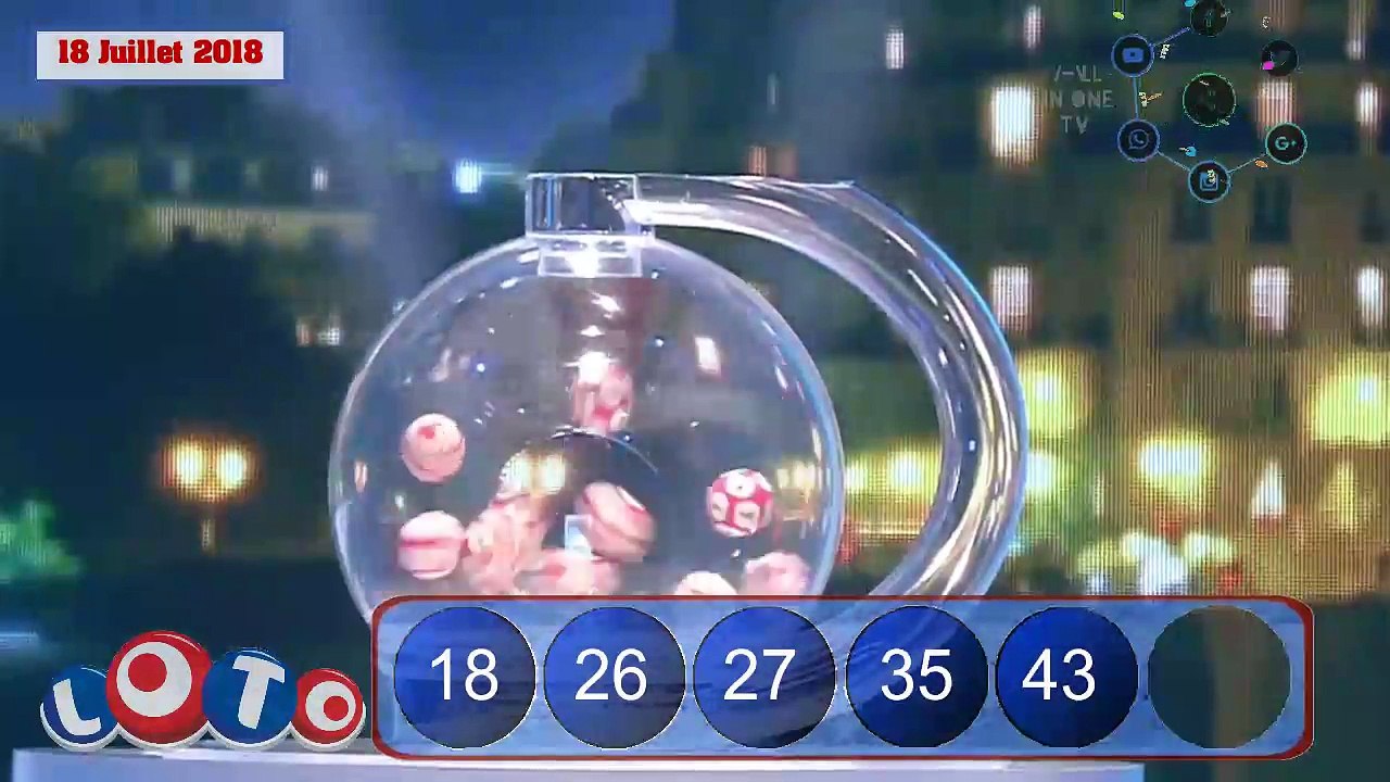 Loto : le tirage du 18 juillet 2018 | 16 000 000€ + 10 codes à 20 000€