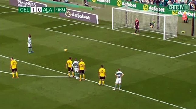 Moussa Dembele Penalty Goal - Celtic vs Alashkert 2-0 18/07/2018