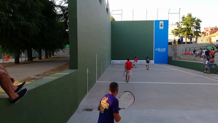 Frontenis open de Valdetorres cuartos de final partido 4
