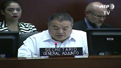 OEA exhorta a gobierno de Nicaragua a acordar elecciones