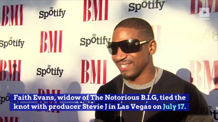 Faith Evans Marries Stevie J