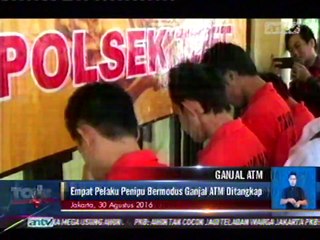 Polisi Tangkap Empat Pelaku Penipu Bermodus Ganjal ATM
