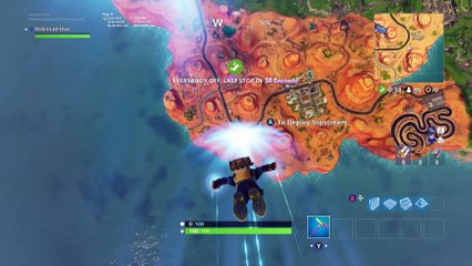 Search between an Oasis, Rock Archway and Dinosaurs - Location