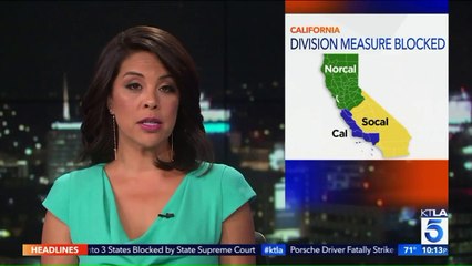 Measure to Split California Into 3 States Blocked by State Supreme Court
