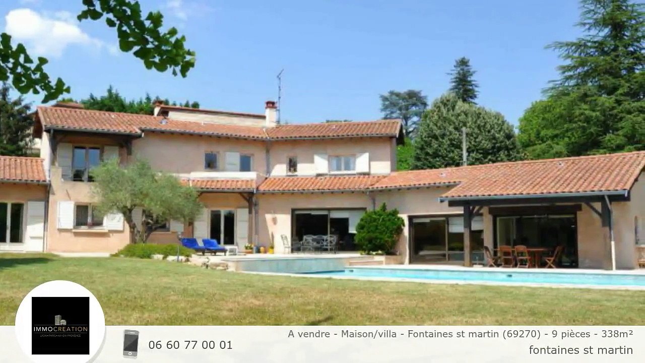 A vendre - Maison/villa - Fontaines st martin (69270) - 9 pièces - 338m²