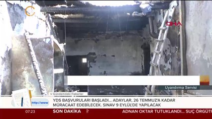 Yanan ev ile birlikte 155 bin TL de kül oldu