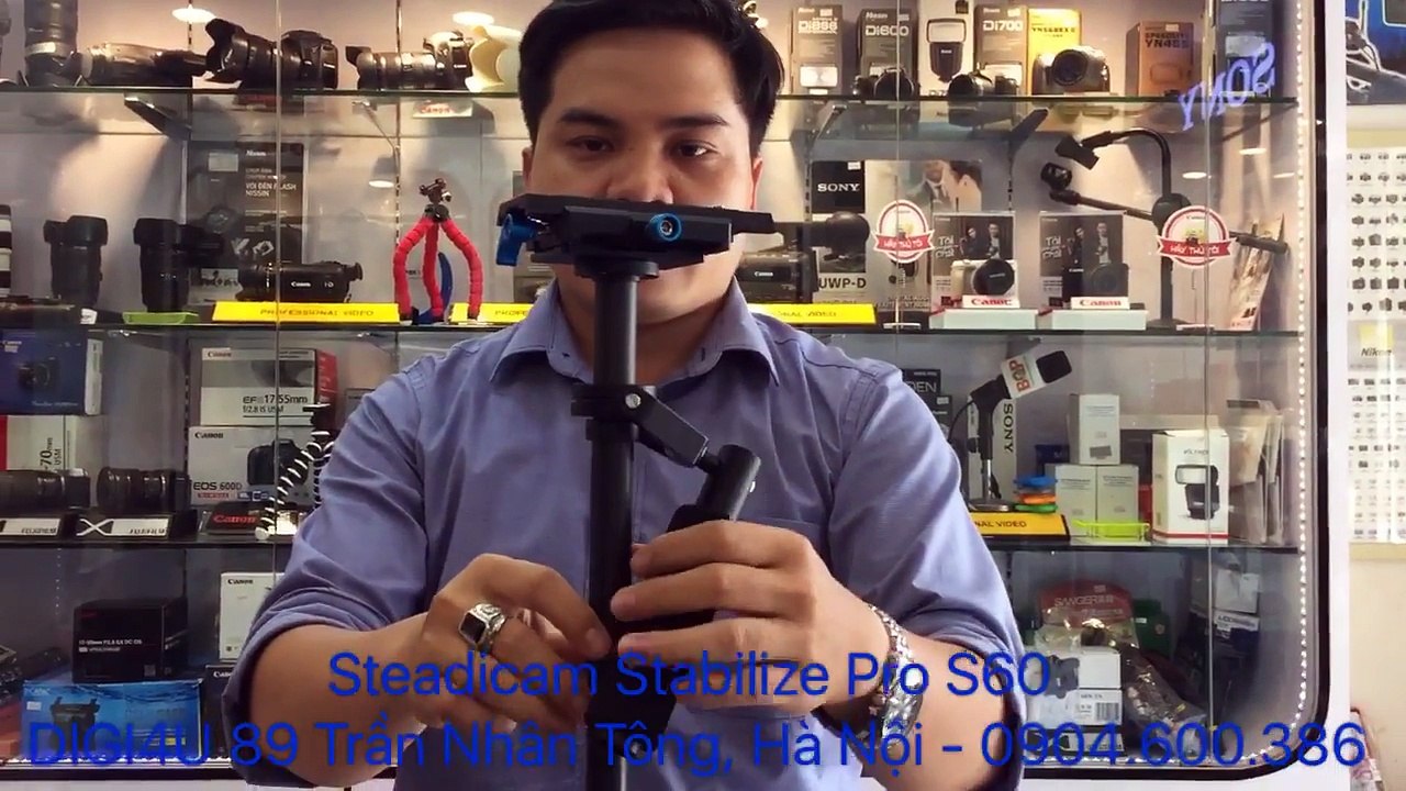 Trải nghiệm Steadicam Stabilizer S60Pro tại DIGI4U