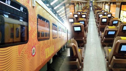 Tejas Express का हुआ भगवाकरण, देखें Train का New look । वनइंडिया हिंदी