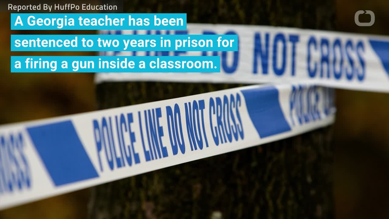 Teacher Who Fired Gun Inside Classroom Sentence...