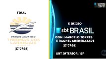 Final Thermas dos Laranjais e inicio SBT Brasil (17/07/18) | SBT Interior (SP)
