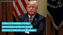 Trump's Answer To Critics Of His Helsinki Press Conference With Putin