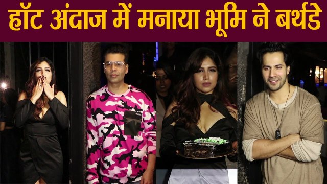 BHUMI PEDNEKAR Birthday Bash with varun, Karan johar & Others