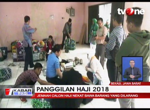 Jemaah Calon Haji Asal Bekasi Nekat Bawa Penanak Nasi