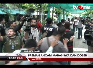 Polisi Tahan Puluhan Preman di Kampus Trisakti