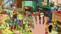 Toy Story Finger Family Song Buzz Lightyear and Sheriff Woody Transform into Paw Patrol Ch