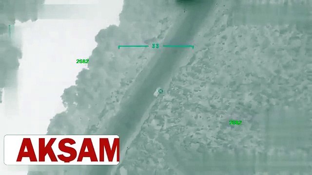 TSK paylaştı... PKK�lı teröristlerin inleri böyle havaya uçuruldu