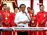 Pidato Presiden Jokowi saat Sambut Para Juara di Istana