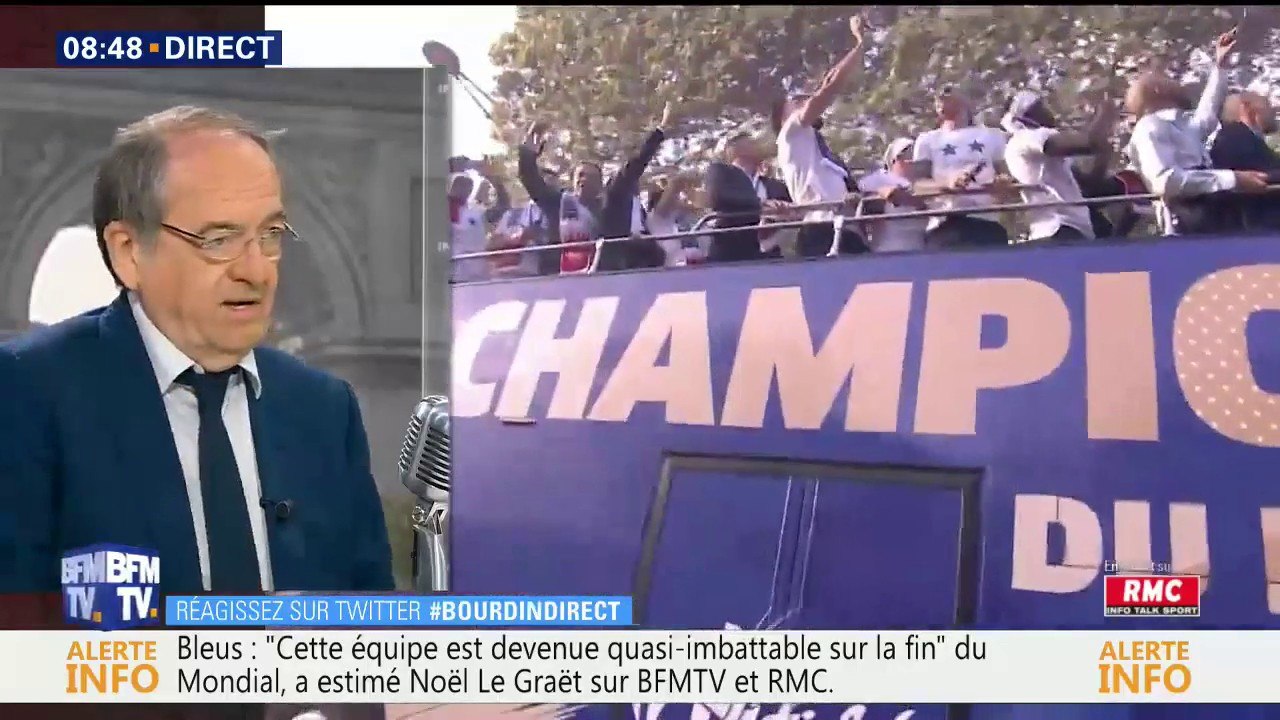 Retour des Bleus: Noël le Graët aurait souhaité que "ça aille moins vite" sur les Champs-Élysées