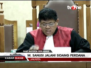 Terima Suap Reklamasi, Sanusi Hadapi Dakwaan Jaksa Tipikor