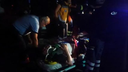 Hurdaya Dönen Araçta Ağır Yaralandı