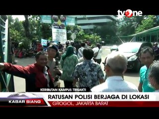 Sengketa Lahan, Kampus Trisakti Ricuh