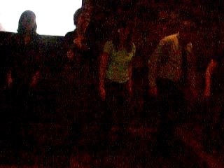 Les débutants s'essayent à la danse