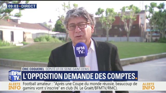 Qu'ont fait Emmanuel Macron et Gérard Collomb? Coquerel (LFI) s'interroge sur l'affaire Benalla