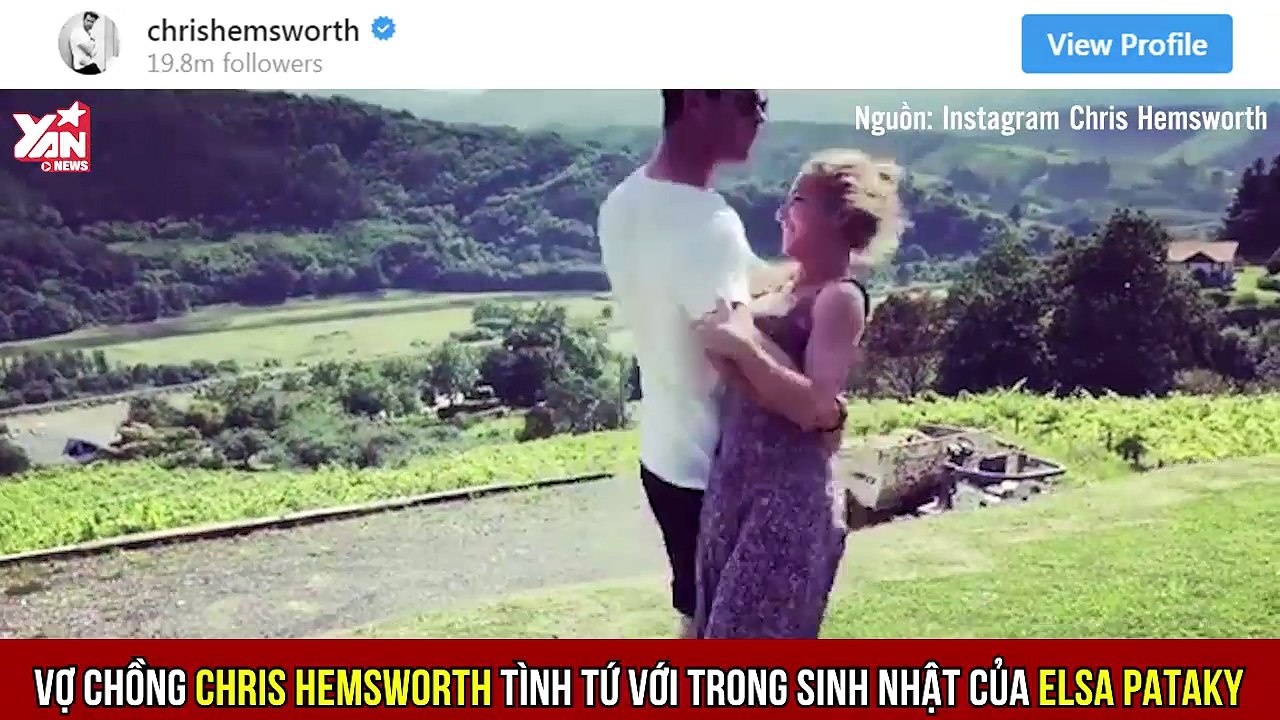 Chris Hemsworth tình tứ thưởng thức điệu salsa trong sinh nhật Elsa Pataky