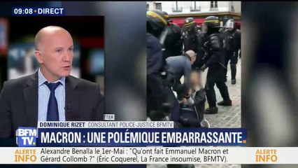 "Certains collaborateurs du ministre ont le droit à avoir un brassard de police, ça leur permet de passer des barrages", explique Dominique Rizet