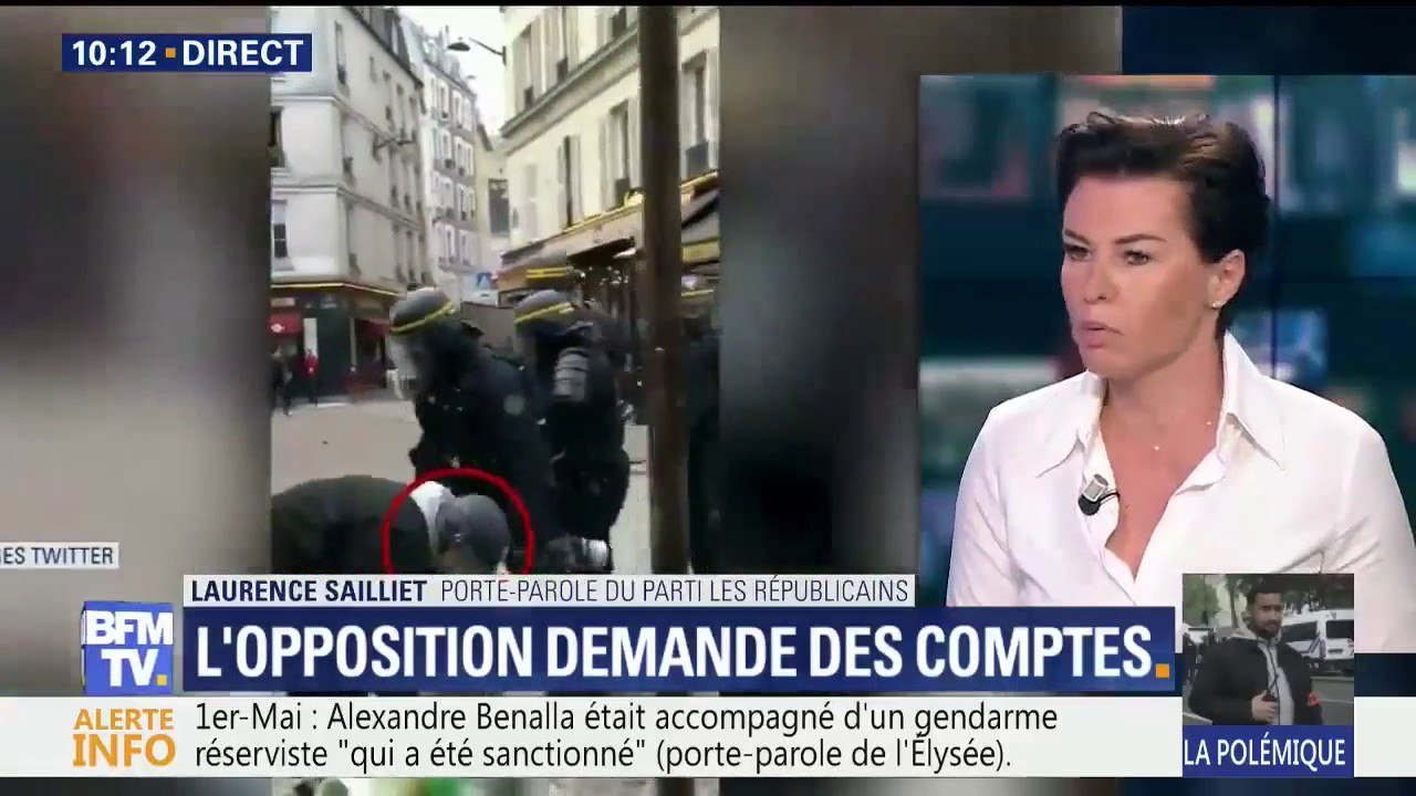Affaire Benalla: Laurence Sailliet, porte-parole LR, estime que la présidence "s'enfonce" après la déclaration de Bruno Roger-Petit
