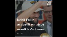 Nabil Fekir accueilli en héros à Vaulx-en-Velin