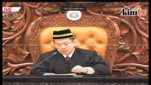 Aksi Nga ucap dalam BM sebagai Timbalan Speaker