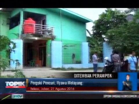 Penjaga Rumah Kontrakan Ditembak Mati Kawanan Perampok
