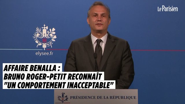 Affaire Benalla : Bruno Roger-Petit condamne un «comportement inacceptable», mais en reste là