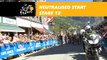 Départ fictif / Neutralised start - Étape 12 / Stage 12 - Tour de France 2018
