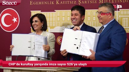 CHP’de kurultay yarışında imza sayısı 526’ya ulaştı